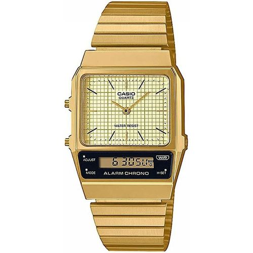 Zegarek Unisex Casio EDGY COLLECTION RETRO DIAL - GOLD (Ø 40 mm) na Arena.pl