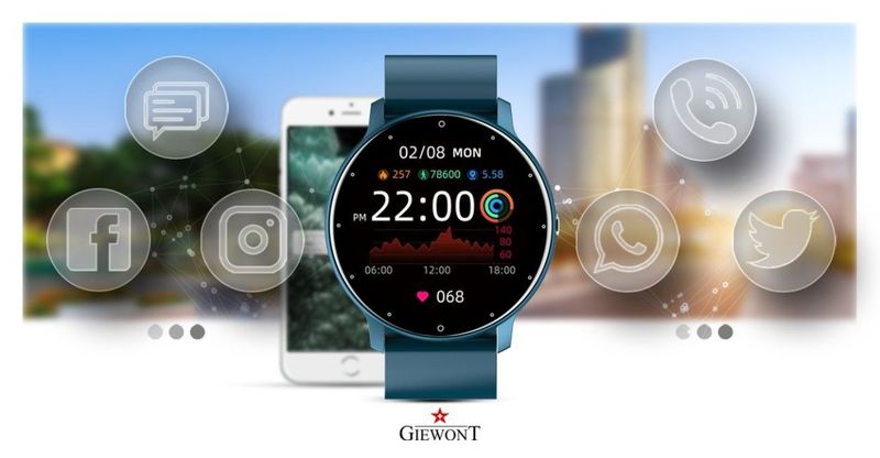 Smartwatch Giewont GW120-4 Niebieski-Niebieski zdjęcie 6