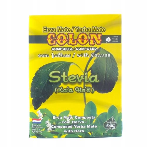 Yerba Mate Colon con Stevia 0,5kg 500g Słodka na Arena.pl
