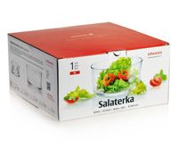 Szklana salaterka miska prosta Edwanex GYROS 24cm