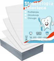 Ulotki A4 1000szt reklamowe firmowe duży wybór STOMATOLOG DZIECIĘCY