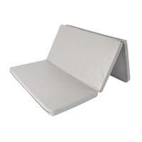 materac gimnastyczny Gamma 150x100 trzyczęściowy 10 cm szary