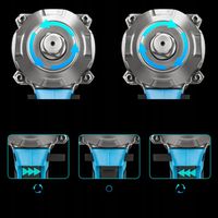 KLUCZ UDAROWY AKUMULATOROWY DO KÓŁ BEZSZCZOTKOWY 1/2" 1200NM 2xAKU GISAM