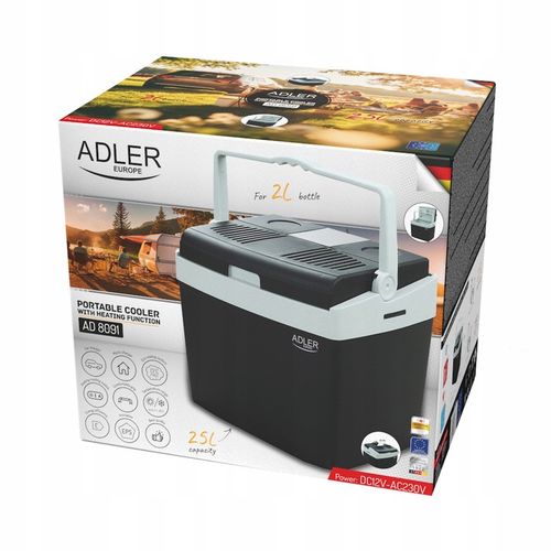 Lodówka turystyczna przenośna 25L AC/DC grzanie chłodzenie Adler AD8091 na Arena.pl