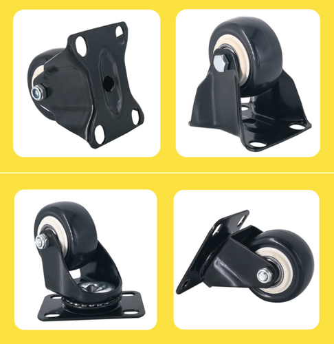 Kółka koła obrotowe z hamulcem zestaw jezdny wielofunkcyjny komplet 4 sztuk na Arena.pl