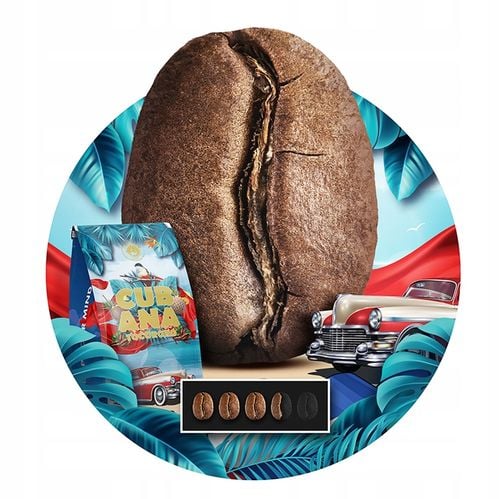 KAWA ZIARNISTA CUBANA TOCORORO Świeżo Palona 2x1KG 100% ARABICA - BLUE ORCA na Arena.pl