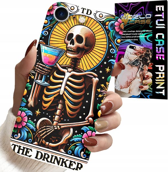 ETUI DO IPHONE 16e - THE DRINKER ALKO WINKO DRINK WZORY CASE zdjęcie 1