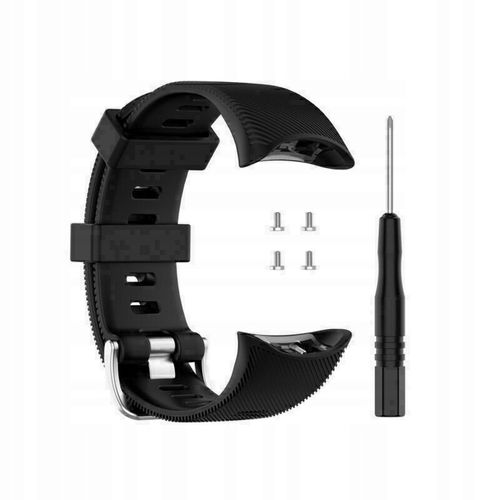 PASEK SILIKON DO GARMIN FORERUNNER 45 / 45S CZARNY na Arena.pl