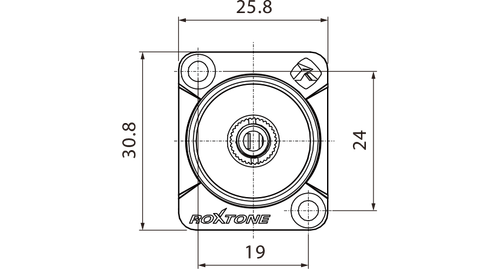 Roxtone gniazdo tablicowe Jack mini stereo 3.5 mm RMJ3FD na Arena.pl