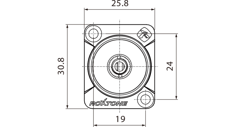 Roxtone gniazdo tablicowe Jack mini stereo 3.5 mm RMJ3FD zdjęcie 4