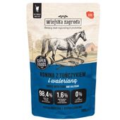 karma mokra dla kota konina z tuńczykiem i waleriana 100g wiejska zagroda