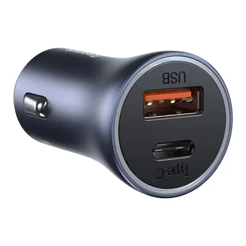 ładowarka samochodowa baseus golden contactor pro, usb + usb-c na Arena.pl