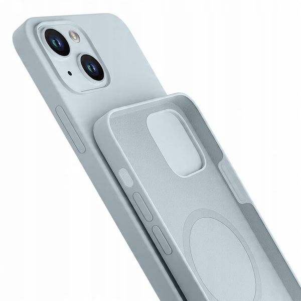 Etui na Apple iPhone 15 Plus - 3mk HARDY Silicone MagCase Blue zdjęcie 5