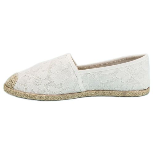 Białe Koronkowe Espadryle r.41 na Arena.pl