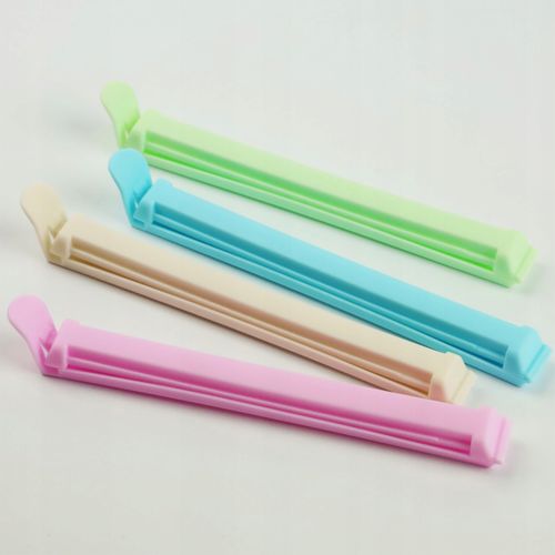 KLIPSY 8CM KLAMERKI SPINACZE 8SZT DO ZAMYKANIA TOREBEK OPAKOWAŃ NA ŻYWNOŚĆ na Arena.pl