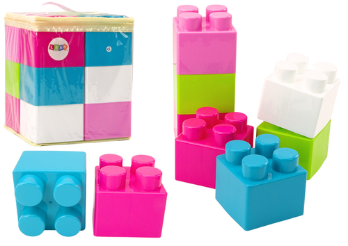 KOLOROWE  KLOCKI KONSTRUKCYJNE W TORBIE na Arena.pl