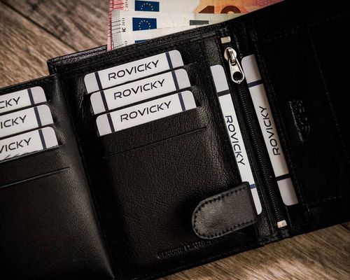 klasyczny portfel męski na karty - rovicky na Arena.pl