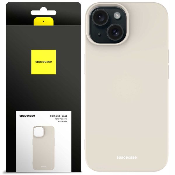 Spacecase Silicone Case Iphone 15 Bone zdjęcie 1