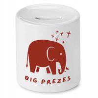 Dla Prezesa Viceprezesa Skarbonka Big Prezes Z Nadrukiem Ze Zdjęciem