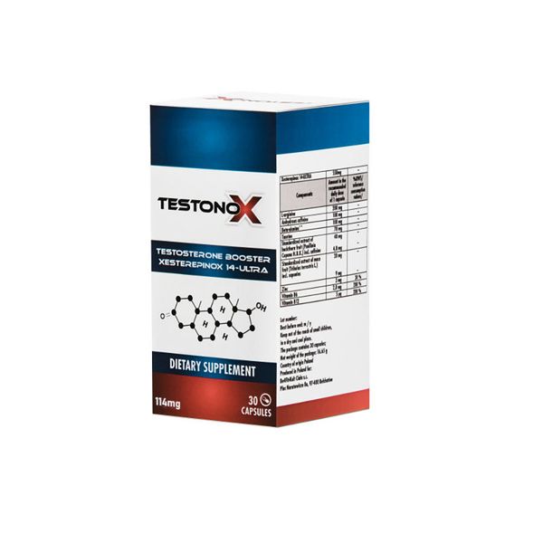 TestonoX tabletki na masę silny booster testosteronu 30 kaps! zdjęcie 2