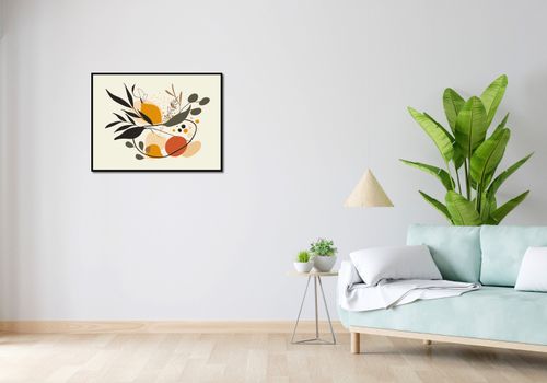 Plakat 80x60cm Botaniczny Wir na Arena.pl