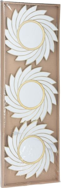 Zestaw 3 luster Rowley złote zdjęcie 3