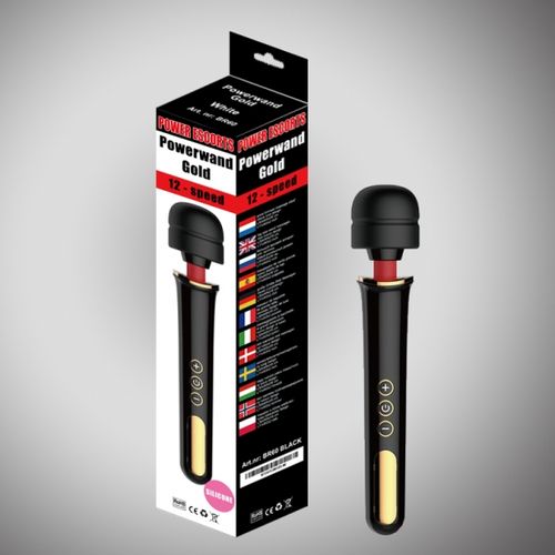 powerwand gold  black big size wand massager 12 speed rech na Arena.pl