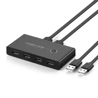 ugreen switch box hub przełącznik 4x usb 2.0 rozdzielacz usb na dwa