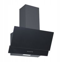 Okap przyścienny do zabudowy kominowy szkło czarny MPM-60-OVS-27