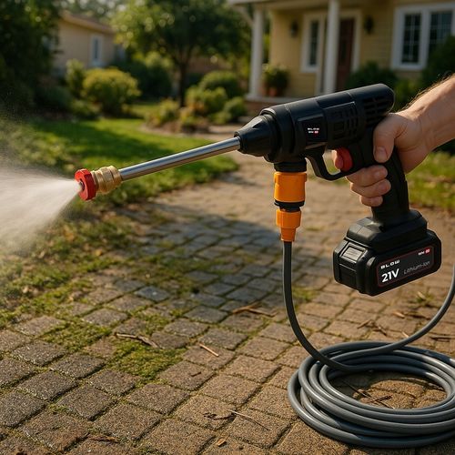 MYJKA CIŚNIENIOWA AKUMULATOROWA DO OKIEN OGRODU KOSTKI 2X AKUMULATOR na Arena.pl