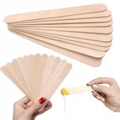 SZPATUŁKI PATYCZKI DREWNIANE KOSMETYCZNE DO WOSKU LARYNGOLOGICZNE NIEJAŁOWE