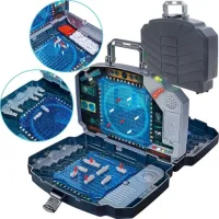 GRA W STATKI BITWA MORSKA W WALIZCE STRATEGICZNA ŚWIATŁO DŹWIĘK