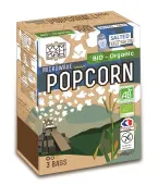 Ekologiczny Popcorn Bezglutenowy BIO w Mikrofalówce 270 g - Natais