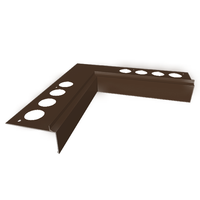 Narożnik Wewnętrzny 90° do profili PRIAMY / FLEXI - Brąz RAL 8028