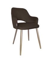 Krzesło Milano noga złota MG05