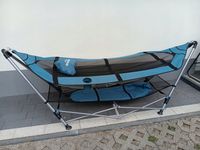Hamak ze stelażem 264x83 cm, Torba, 135 kg – Kempingowy, Przenośny