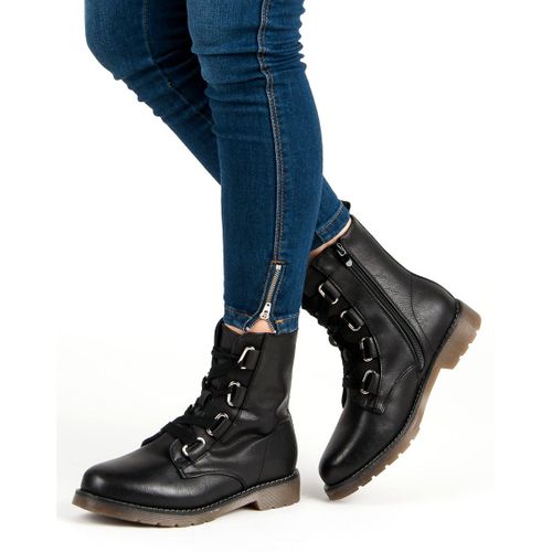 Czarne Wiązane Workery r.40 na Arena.pl