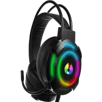 Słuchawki gamingowe 5.1 przewodowe nauszne dla graczy rgb z mikrofonem
