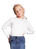 Koszulka bluzka dziewczęca bawełniana biała 110-116 YOCLUB