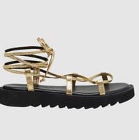 Sandals Woman Only Golden R39