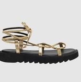 Sandals Woman Only Golden R39
