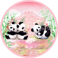 Opłatek na tort Urodziny Miś Misiu Panda Misiek Tekst Gratis