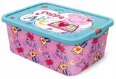 Pojemnik na zabawki Pudełko skrzynia plastikowy zamykany Świnka Peppa 13 L