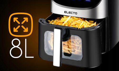 AIR FRYER FRYTKOWNICA BEZTŁUSZCZOWA DUŻA 8L 2000W APLIKACJA WIFI NA na Arena.pl