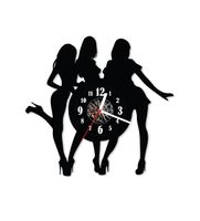 Zegar ścienny z płyty winylowej Dziewczyny 2.6