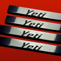 Listwa progowa SKODA YETI Stal nierdzewna 304 połysk 4szt