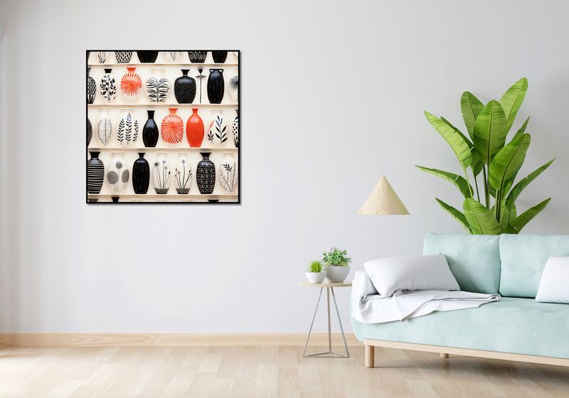 Plakat 90x90cm Gliniana Harmonia zdjęcie 4