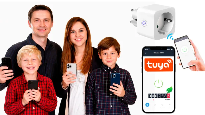 Wtyczka smart gniazdko inteligentne wifi tuya programator timer watomierz zdjęcie 6