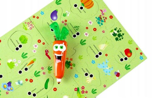 LABORATORIUM 50 GIER ZESTAW EDUKACYJNY ŚWIECĄCA MARCHEWKA KARTY MEMO PUZZLE na Arena.pl