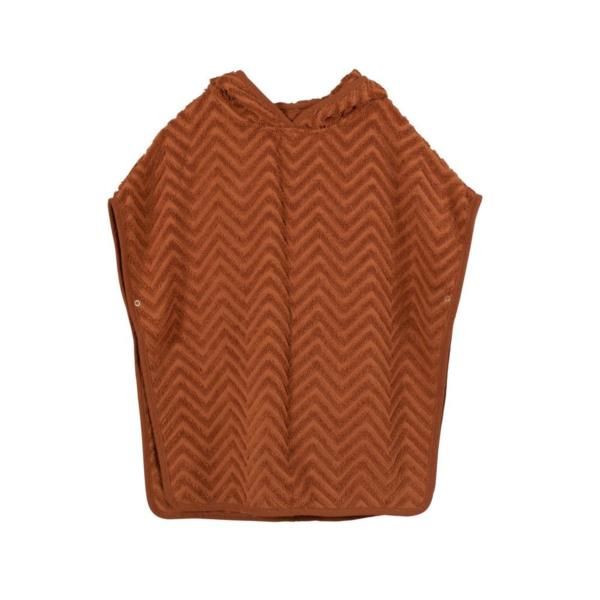 Filibabba Poncho Zigzag Rust zdjęcie 1